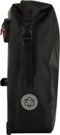 AGU Clean Enkele Fietstas Shelter Large - Zwart - 21 L - Waterdicht - KLICKfix Module Rail -Fiets Serie Winkel 539x1200