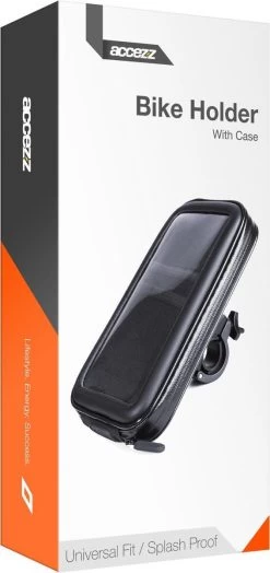 Accezz Telefoonhouder Fiets - GSM Houder Fiets - Telefoonhouder Fiets Waterdicht - 360° Rotatie - Universeel - Zwart -Fiets Serie Winkel 566x1200 4
