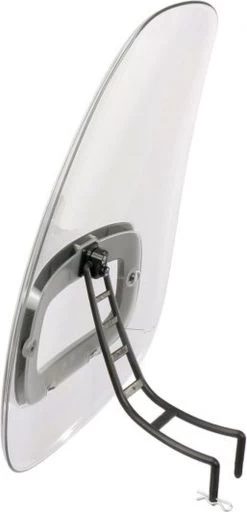 Bobike Windscherm ONE+ - Urban Grey -Fiets Serie Winkel 579x1200 1