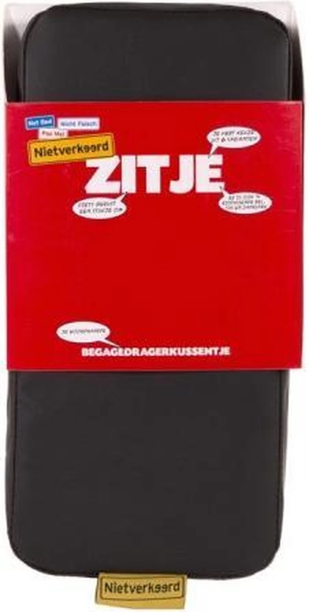 Niet Verkeerd Bagagedragerkussen Eco Zwart 32 Cm 5 Niet Verkeerd Bagagedragerkussen Eco Zwart 32 Cm - Afbeelding 5