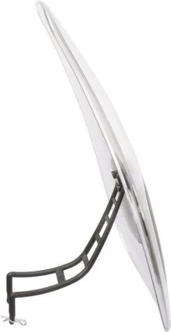 Bobike Windscherm ONE+ - Urban Black -Fiets Serie Winkel 619x1200 3