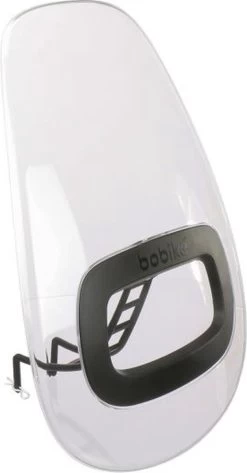 Bobike Windscherm ONE+ - Urban Black -Fiets Serie Winkel 627x1200 2