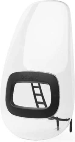 Bobike Windscherm ONE+ - Urban Black -Fiets Serie Winkel 637x1200 3