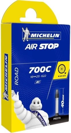 Michelin Binnenband Airstop A1 18/23-622 Inch Fv 40 Mm Zwart -Fiets Serie Winkel 640x1200