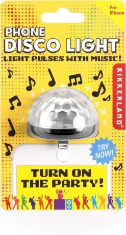 Kikkerland Discolamp - IPhone - Via De Lightning Connector Van Je Telefoon - Zwart -Fiets Serie Winkel 642x1200 3