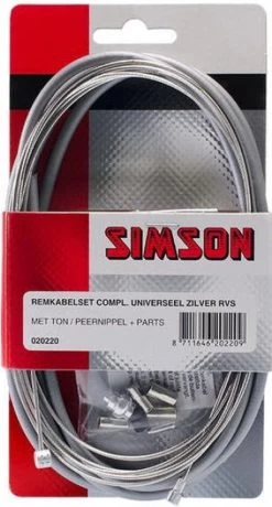 Simson Remkabelset Universeel Grijs -Fiets Serie Winkel 645x1200 2