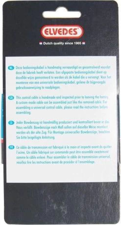 Versnellingskabelset Elvedes Nexus 3 1700 / 2250 Mm RVS - Zwart (op Kaart) 10 Versnellingskabelset Elvedes Nexus 3 1700 / 2250 Mm RVS - Zwart (op Kaart) -Fiets Serie Winkel 647x1200 2
