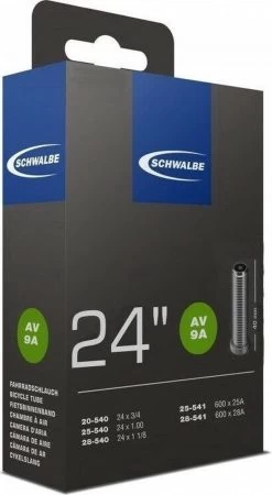 Schwalbe Binnenband 24 X 3/4 / 1 1/8 (20/28-540/541) Av 9a 40 Mm -Fiets Serie Winkel 658x1200 2