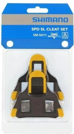 Shimano Schoenplaatjes SM-SH11 Spd-SL Geel (6 Graden) -Fiets Serie Winkel 660x1200 1