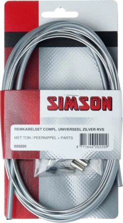 Simson Remkabelset Universeel Grijs