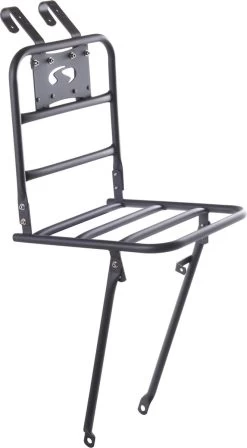 Steco Transport Comfort Voordrager Voor Fietsen Volwassenen - Matzwart -Fiets Serie Winkel 662x1200