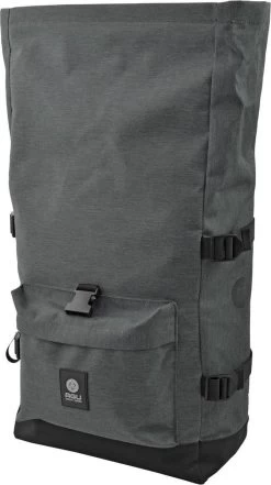 AGU Urban H2O Roll-Top Enkele Fietstas - Tas Met Afneembare Schouderriem - 3M Reflectie - Waterdicht - 14 Liter - Grijs -Fiets Serie Winkel 672x1200