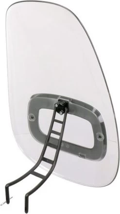 Bobike Windscherm ONE+ - Urban Grey -Fiets Serie Winkel 675x1200 2