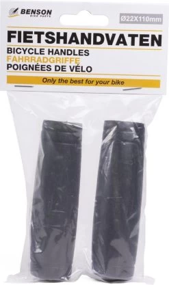 Benson Fiets Handvatten Rubber - Zwart - 22x110mm -Fiets Serie Winkel 710x1200 3