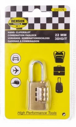 Benson Hang - Cijferslot 22 Mm Messing -Fiets Serie Winkel 717x1200 1