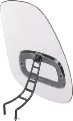 Bobike Windscherm ONE+ - Urban Black -Fiets Serie Winkel 719x1200