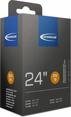 Schwalbe Binnenband - DV9 - 24 Inch X 1 1/8 - 1.75 - Hollands Ventiel - 32mm 16 Schwalbe Binnenband - DV9 - 24 Inch X 1 1/8 - 1.75 - Hollands Ventiel - 32mm -Fiets Serie Winkel 735x1200 1