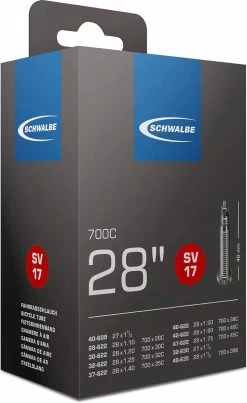 Schwalbe Binnenband - SV17 - 28 Inch X 1.10 - 1.75 - Frans Ventiel - 40mm 20 Schwalbe Binnenband - SV17 - 28 Inch X 1.10 - 1.75 - Frans Ventiel - 40mm -Fiets Serie Winkel 735x1200 2
