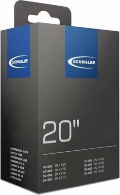 Schwalbe Binnenband 20 Inch (40/62-406, 54-428) Av 40 Mm -Fiets Serie Winkel 739x1200