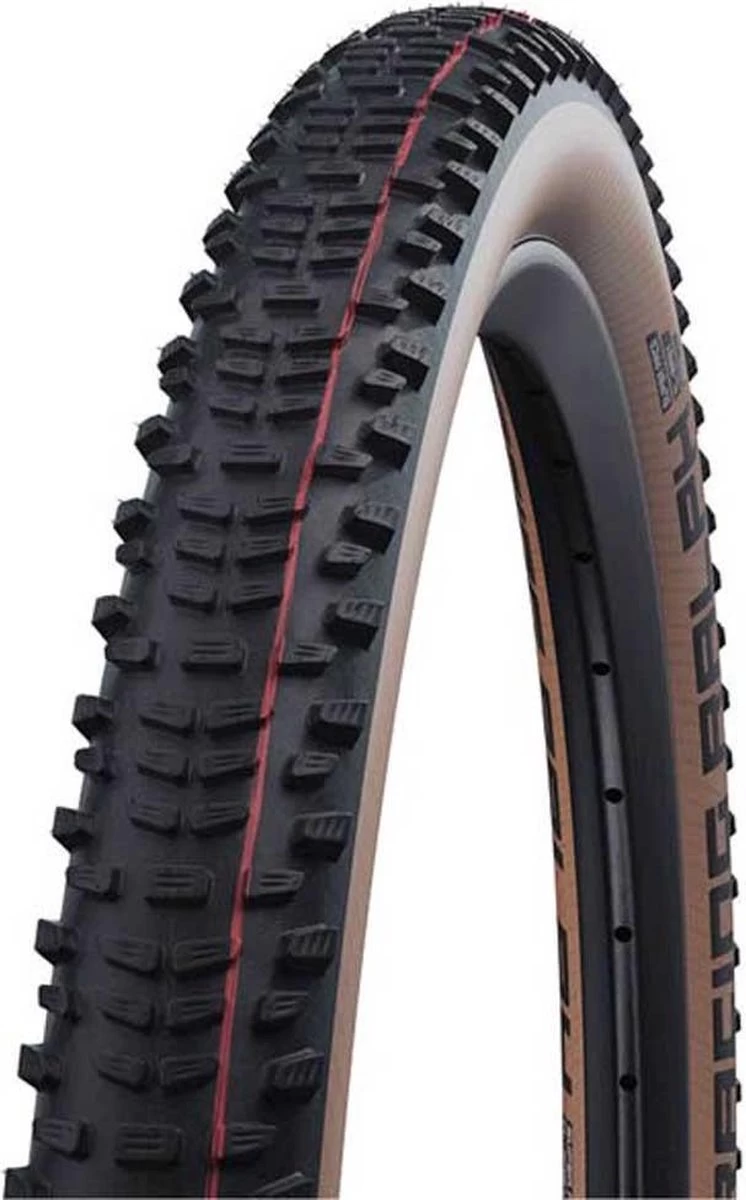 Schwalbe Buitenband Racing Ralph 29 X 2.25 (57-622) Zwart/bruin 1 Schwalbe Buitenband Racing Ralph 29 X 2.25 (57-622) Zwart/bruin