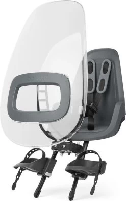 Bobike Windscherm ONE+ - Urban Grey -Fiets Serie Winkel 755x1200 5