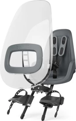 Bobike Windscherm ONE+ - Urban Grey -Fiets Serie Winkel 756x1200 1