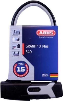 Abus BE0301A Granit X-Plus 540/160HB2 VV-230x108x13mm-ZWART -Fiets Serie Winkel 758x1200