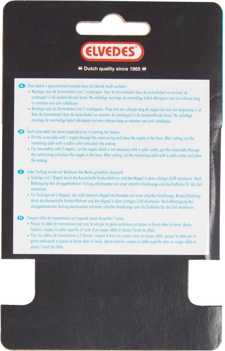 Elvedes Derailleurkabel 2,25 Meter Shimano/suntour 6400 4 Elvedes Derailleurkabel 2,25 Meter Shimano/suntour 6400 - Afbeelding 4