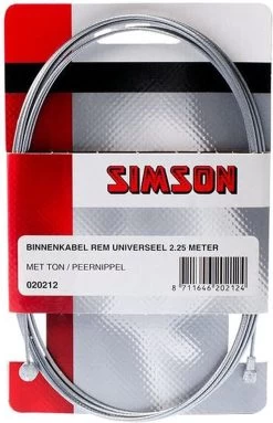 Simson Rem Binnenkabel Universeel 2,25m -Fiets Serie Winkel 774x1200