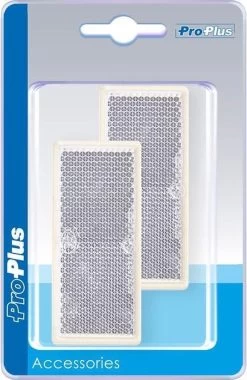 PROPLUS Pro Plus Reflector Zelfklevend - 82 X 36 Mm - Wit - 2 Stuks -Fiets Serie Winkel 780x1200 1
