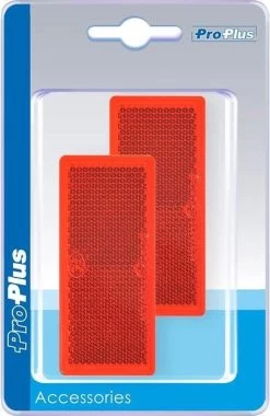 PROPLUS Pro Plus Reflector Zelfklevend - 82 X 36 Mm - Rood - 2 Stuks -Fiets Serie Winkel 780x1200 2
