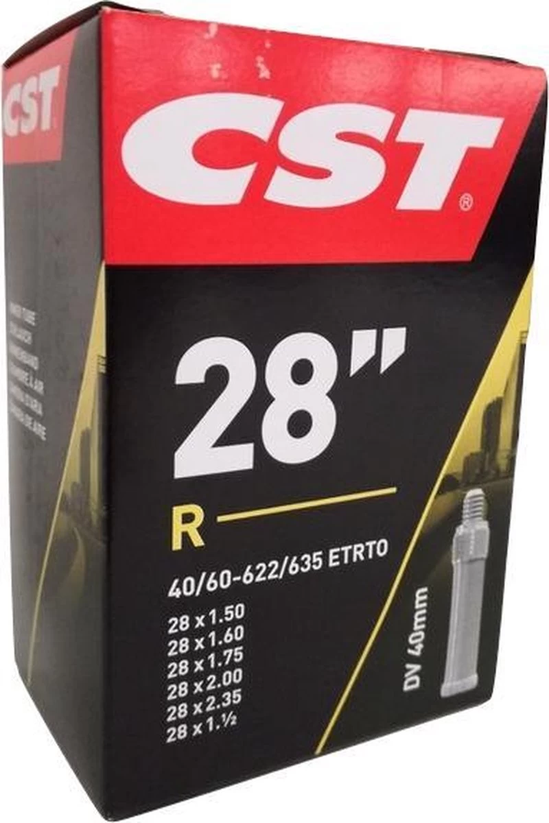 Cst Binnenband 28 X 1.50/2.35 Inch (40/60-622/635) Dv 40 Mm 7 Cst Binnenband 28 X 1.50/2.35 Inch (40/60-622/635) Dv 40 Mm - Afbeelding 7