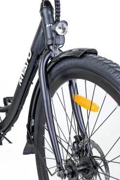 Myatu E-bike 26 Inch City Pedelec Voor Dames En Heren, Elektrische Fiets Met 12,5Ah Accu, 6 Versnellingen Shimano, Derailleur Versnellingen, Achter Motor 250 W-Zwart -Fiets Serie Winkel 800x1200 38