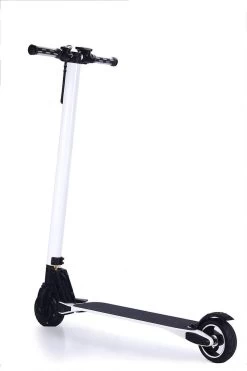 * SUPERDEAL * Techno LITE - Elektrische Step - Super Lichtgewicht - 23 Km/u - 3 Rijstanden - Opvouwbaar - Met LED Verlichting Voor & Achter - Wit -Fiets Serie Winkel 800x1200 51