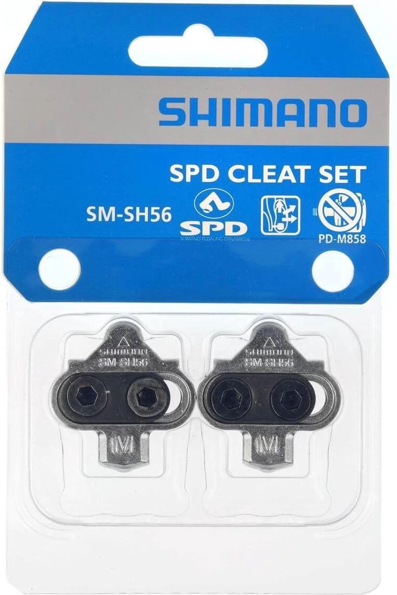 Shimano Schoenplaatjes Spd Zilver Sh56 Set 1 Shimano Schoenplaatjes Spd Zilver Sh56 Set