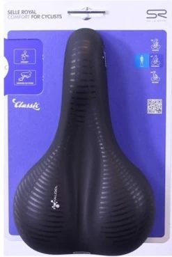 Selle Royal Avenue Moderate 8467 - Fietszadel - Gel - Zwart -Fiets Serie Winkel 803x1200 13