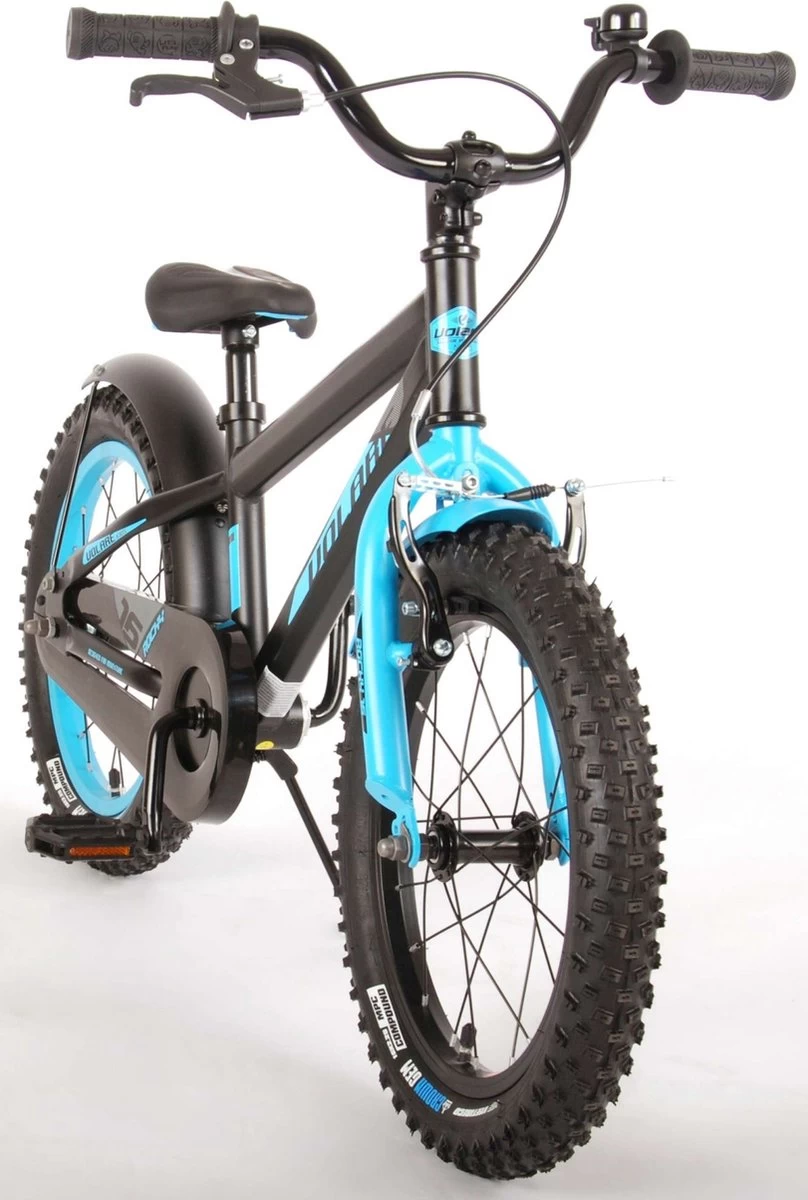 Volare Rocky Kinderfiets - 16 Inch - Zwart Blauw - 95% Afgemonteerd - Prime Collection 6 Volare Rocky Kinderfiets - 16 Inch - Zwart Blauw - 95% Afgemonteerd - Prime Collection - Afbeelding 6