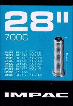 Impac Binnenband 28 Inch (28/47-622-635) Av 40 Mm 8 Impac Binnenband 28 Inch (28/47-622-635) Av 40 Mm -Fiets Serie Winkel 828x1200 2