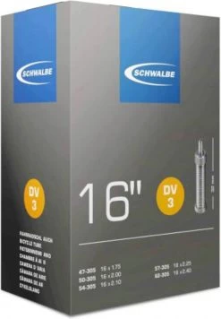 Schwalbe Binnenband 16 X 1.75 / 2.50 (47/62-305) Dv 32 Mm -Fiets Serie Winkel 832x1200 6