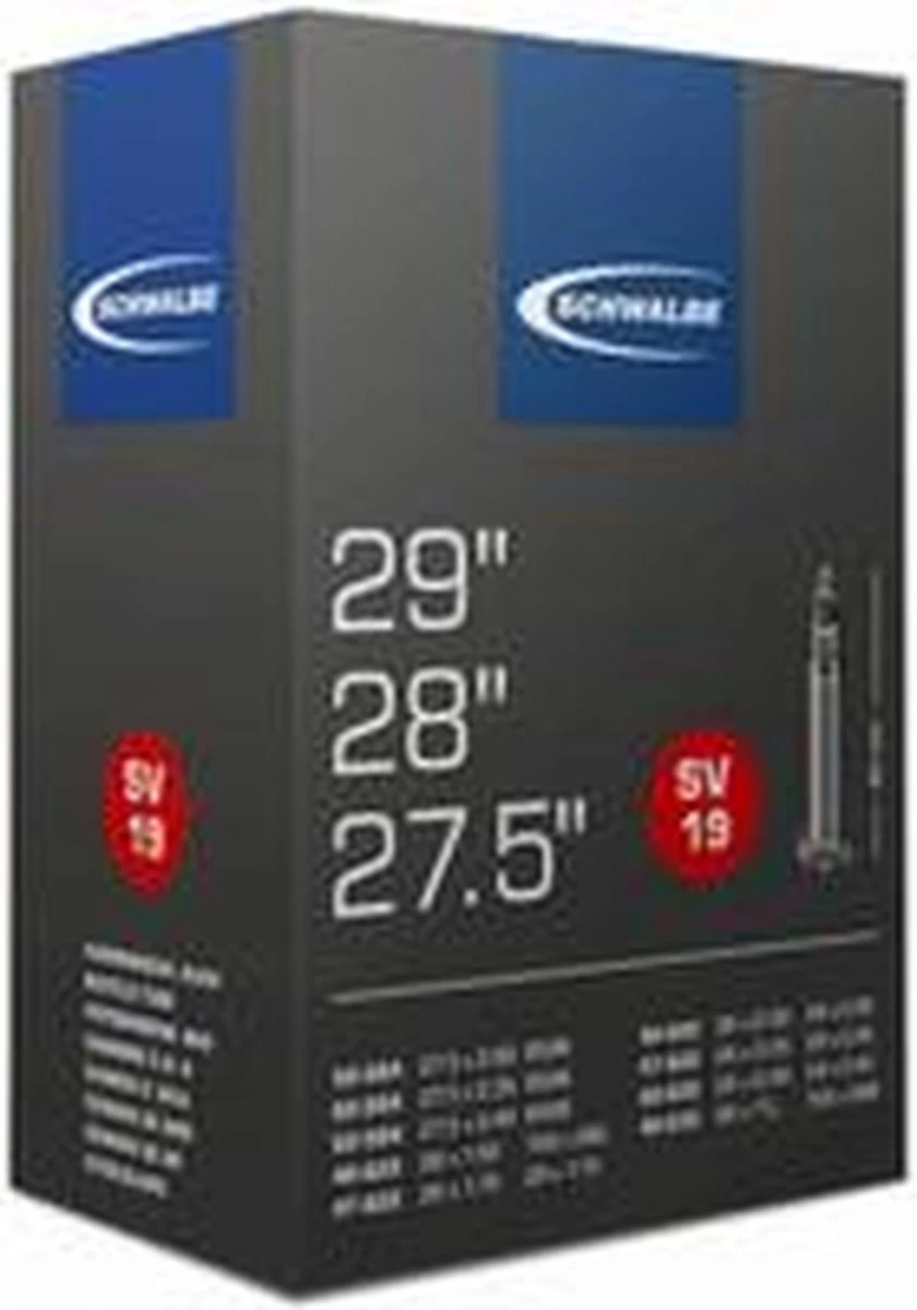 Schwalbe SV19 - Binnenband Mountainbike Van 27.5 Tem 29 Inch - Frans Ventiel - 40 Mm - 28 X 1 1/2 - 150 - 235 - 6 Schwalbe SV19 - Binnenband Mountainbike Van 27.5 Tem 29 Inch - Frans Ventiel - 40 Mm - 28 X 1 1/2 - 150 - 235 - - Afbeelding 6
