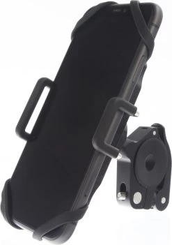 MANOS LIBRES - MODEL E PRO | TELEFOONHOUDER SCOOTER, MOTOR | SPIEGEL | UNIVERSEEL | ZWART | PIAGGIO | VESPA | ZIP