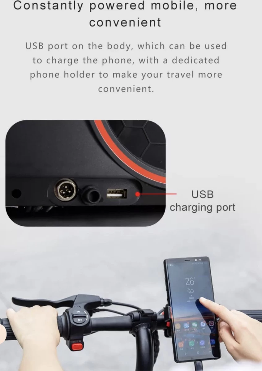 Merkloos MoovWay Elektrische Mini Scooter | E-bike Met Cruise Control | 25km/h 2 Merkloos MoovWay Elektrische Mini Scooter | E-bike Met Cruise Control | 25km/h - Afbeelding 2