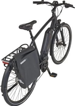 De HikeMeister® Prophete Roll Top E Bike Luxe Waterdichte Enkele 19 Liter Fietstas – Zwart – Met Reflectie Veiligheid – 100% Waterdicht Met Schouderriem -Fiets Serie Winkel 849x1200