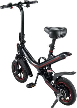 [ Ouxi V1 ] [Elektrische Vouwfiets ] [ Zwart Met Rood ] [ 250W] [actieradius 35 Km ] [snelheid 25km/h ] -Fiets Serie Winkel 856x1200 4