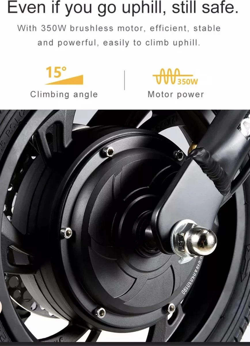 Merkloos MoovWay Elektrische Mini Scooter | E-bike Met Cruise Control | 25km/h 3 Merkloos MoovWay Elektrische Mini Scooter | E-bike Met Cruise Control | 25km/h - Afbeelding 3