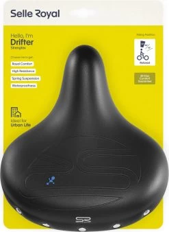 Selle Royal Zadel 5111 Drifter Plus Zwart, Zonder Strop. 11 Selle Royal Zadel 5111 Drifter Plus Zwart, Zonder Strop. -Fiets Serie Winkel 876x1200 4