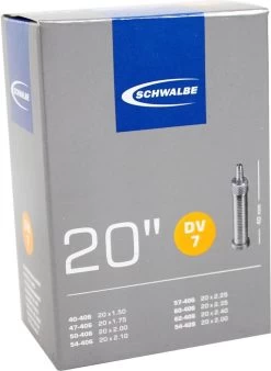 Schwalbe Binnenband 20 X 1.50/2.50 (40/62-406) Dv 40 Mm -Fiets Serie Winkel 877x1200 4
