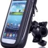 Merkloos Fiets Telefoonhouder - Telefoonhouder - Smartphone Houder - Stevig En Waterdicht - Ook Voor GPS - Maat L -