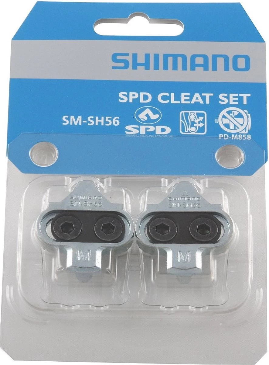 Shimano Schoenplaatjes Spd Zilver Sh56 Set 8 Shimano Schoenplaatjes Spd Zilver Sh56 Set - Afbeelding 8