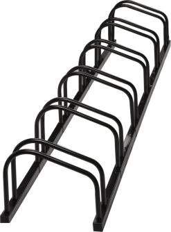 Alora Fietsenrek Voor 6 Fietsen Zwart- Met Muurbevestiging - Fietsen Rek -Fiets Serie Winkel 887x1200